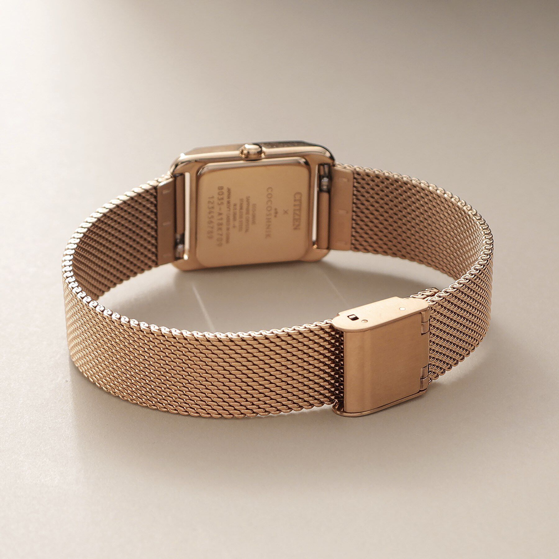 COCOSHNIK「RG シチズンL別注モデル スクエア チェンジャブルウォッチ（ホワイト）」|腕時計|