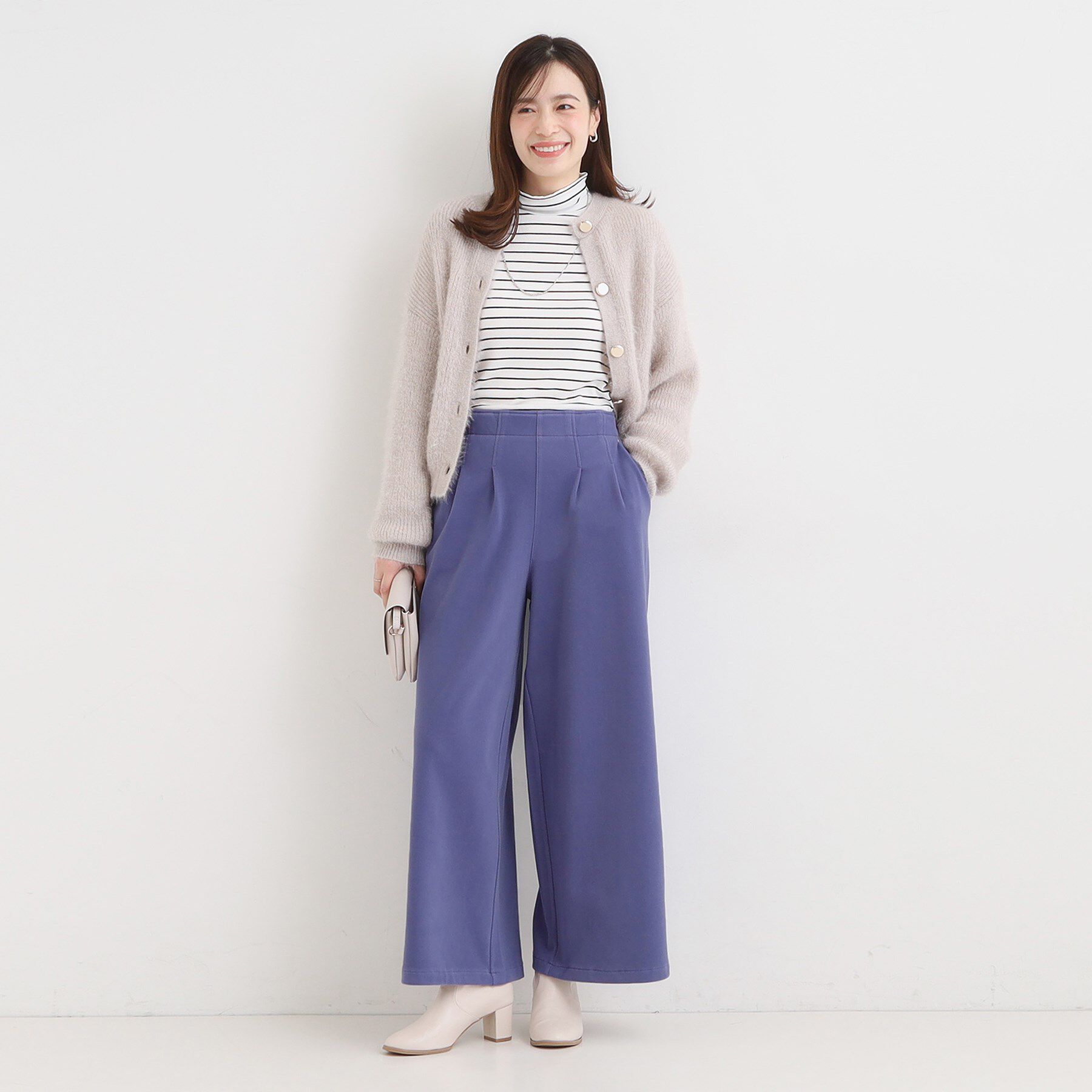 SHOO･LA･RUE「【着丈選べる/きっと虜になる】あったかもちもち ワイドパンツ」|その他|