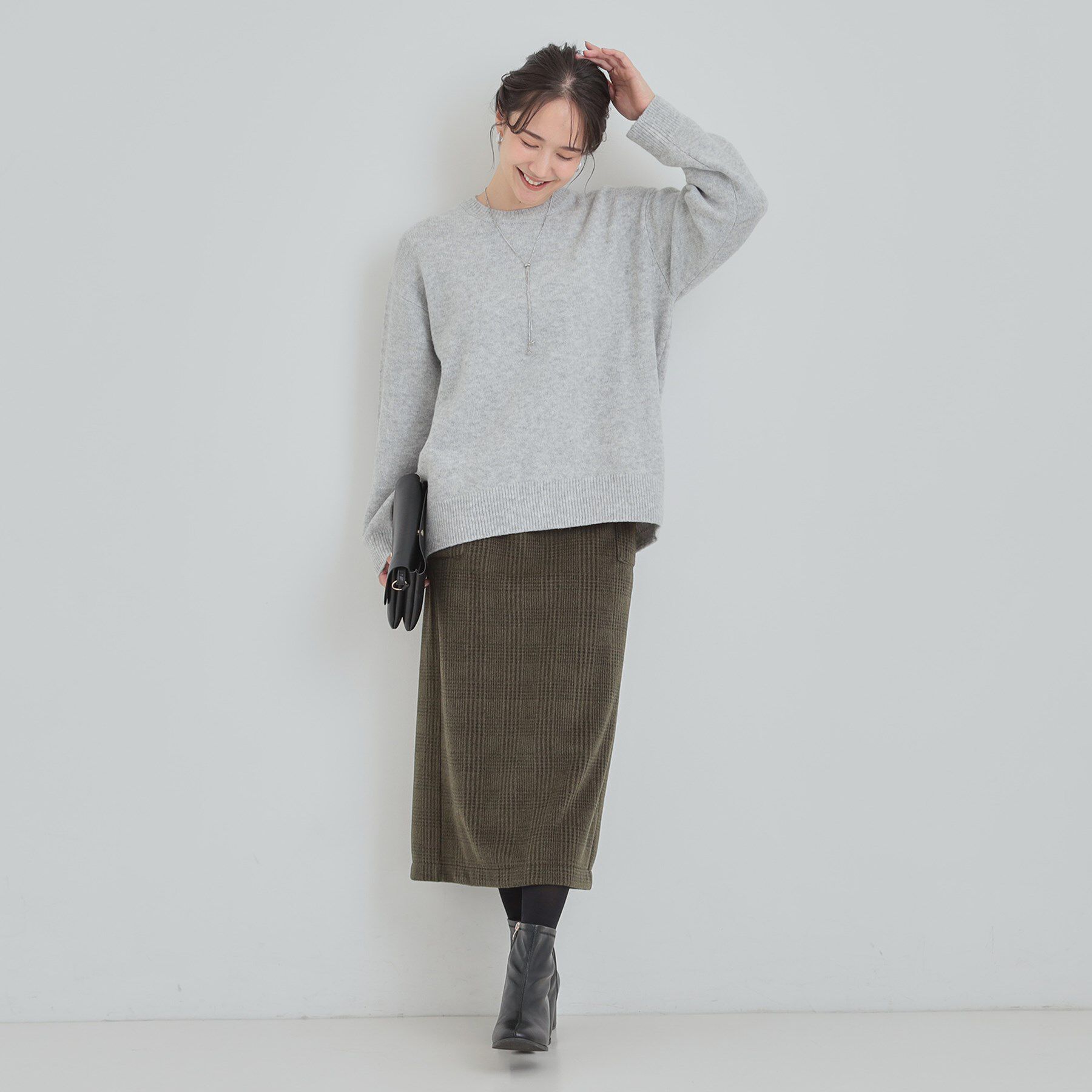 SHOO･LA･RUE「【洗濯機可】選べる８色で色違いも欲しくなる ふんわりゆるニット」|ニット・セーター|