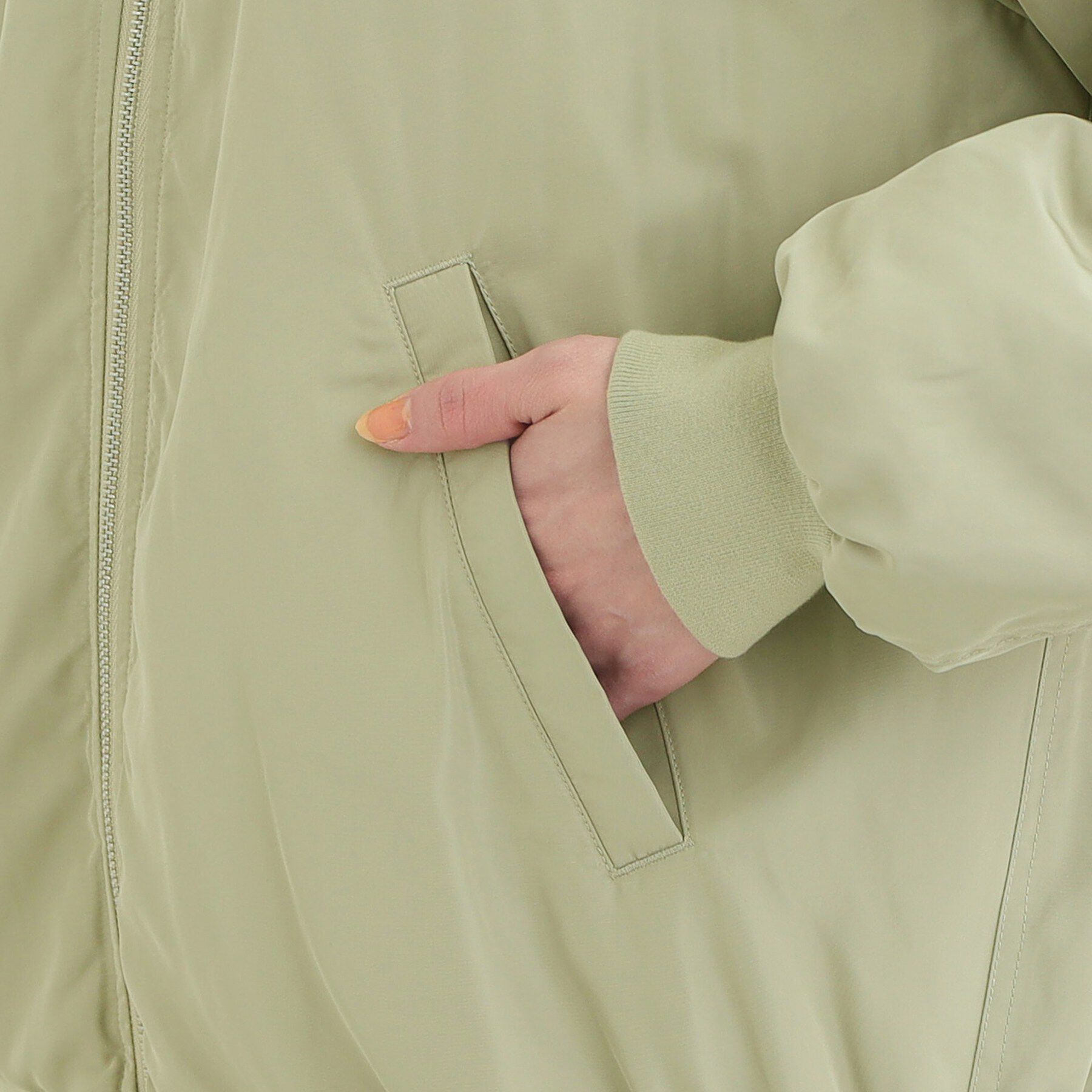 SHOO･LA･RUE「【S-LL】大人も取り入れやすい BIGシルエット MA－1ブルゾン」|ブルゾン・スタジャン|