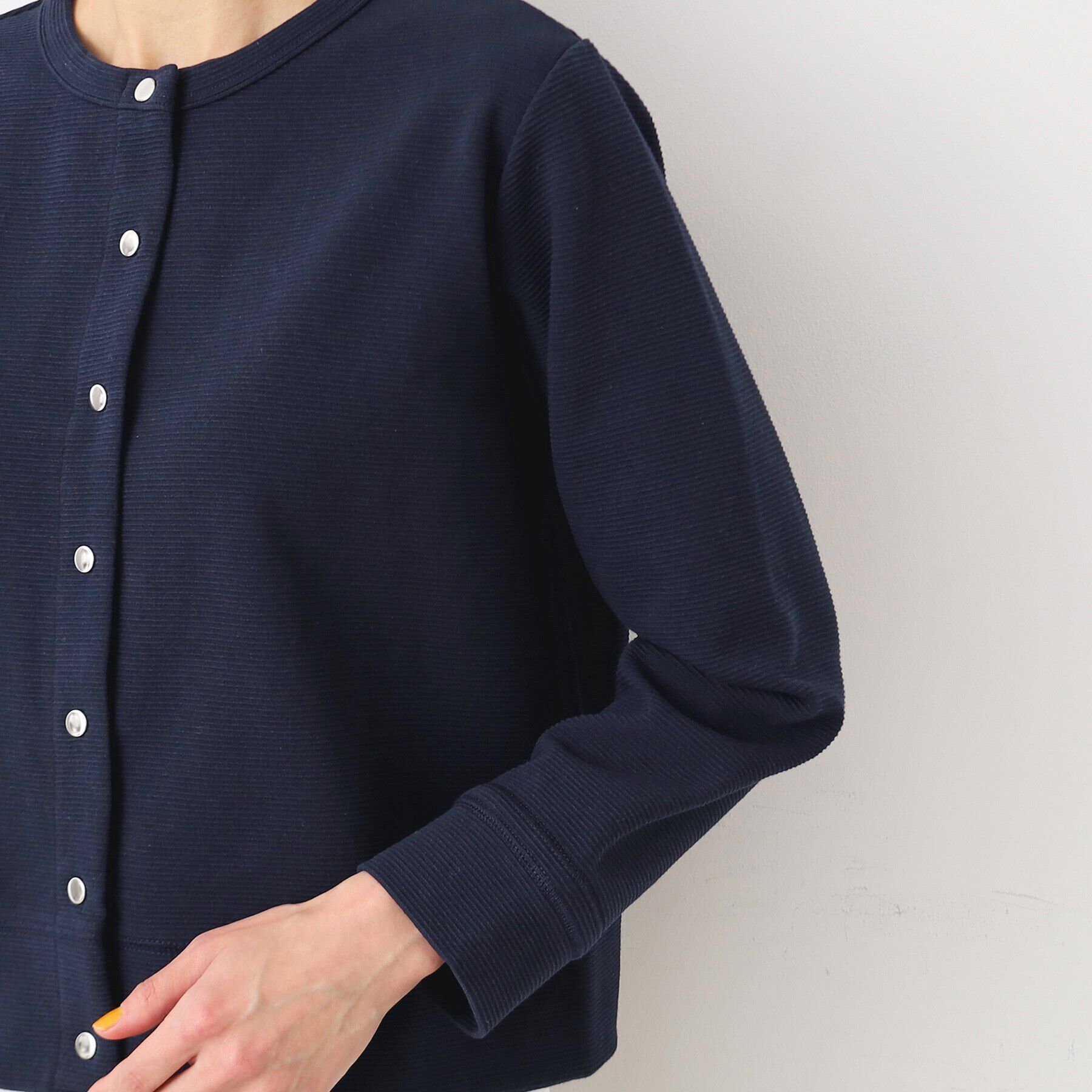 Dessin「【洗える】メタルボタンクルーネックカーディガン（S～L）」|カーディガン|