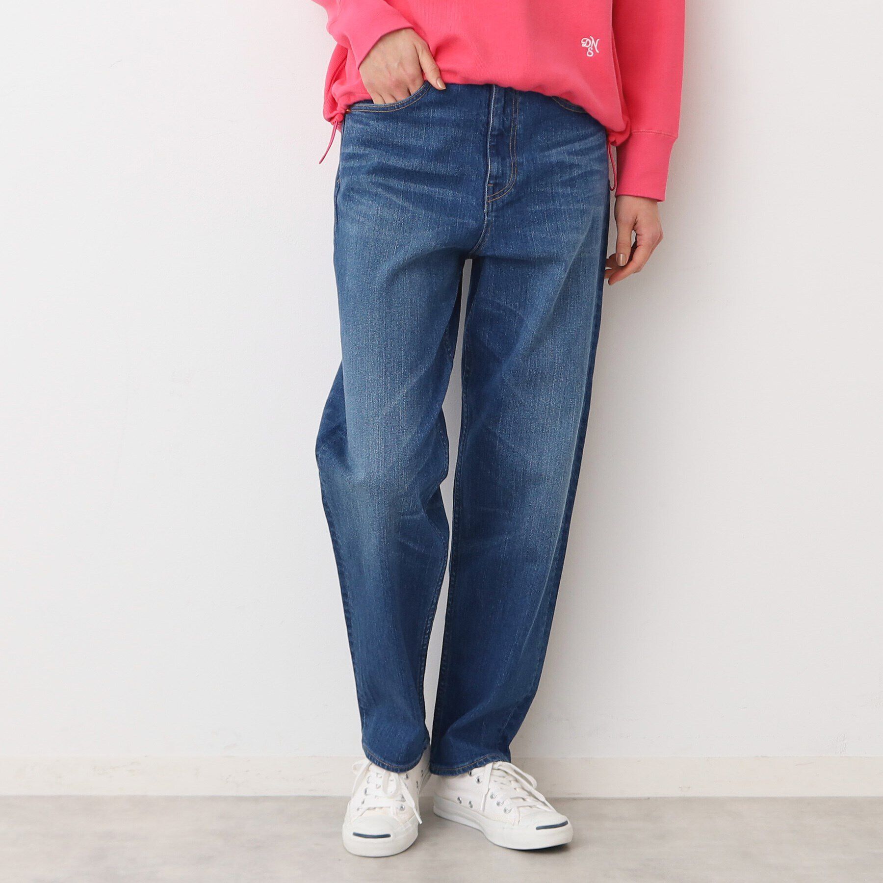 Dessin「【ユニセックス・洗える】テーパードデニムパンツ」|その他|