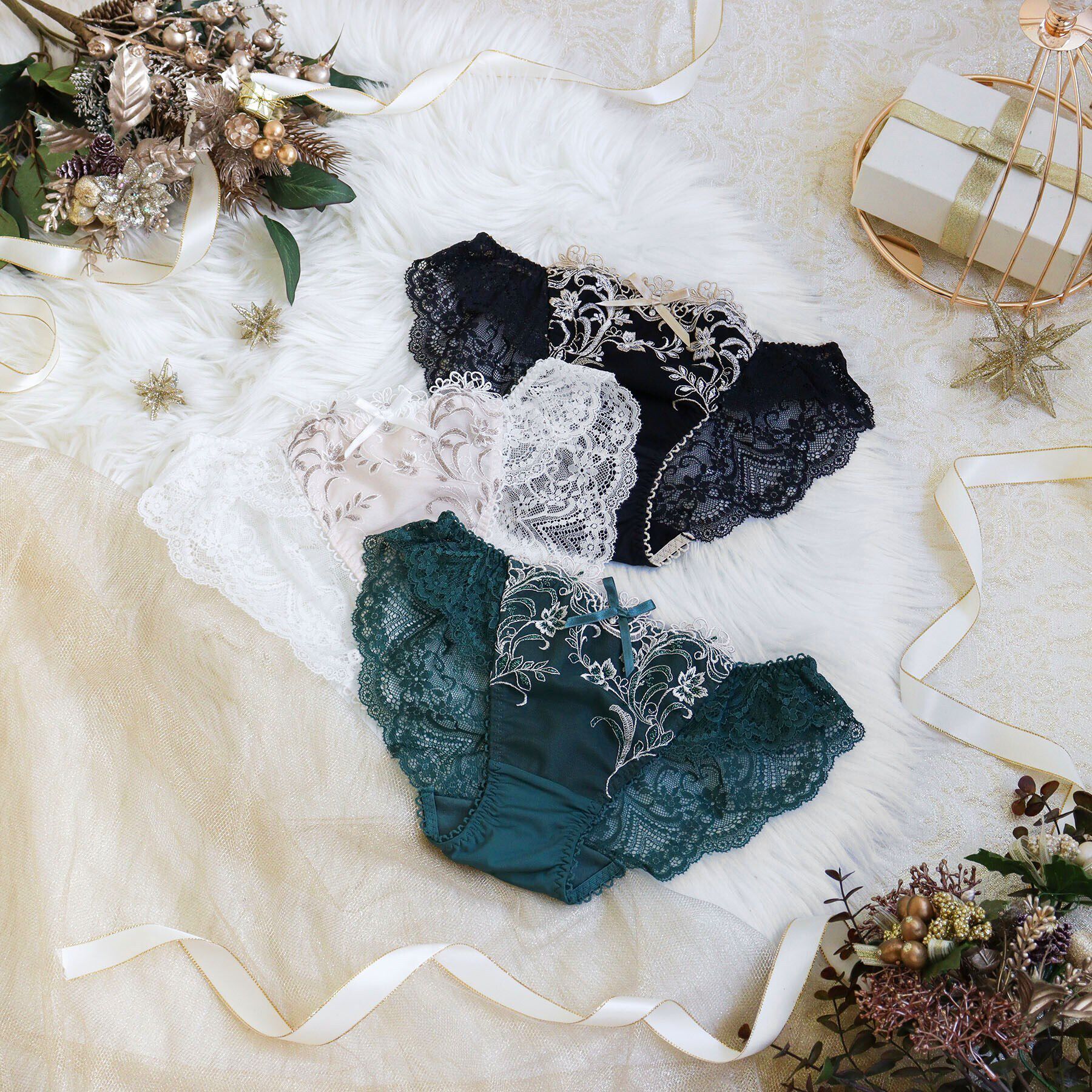 Risa Magli「アンシェラ レースショーツ」|インナー|