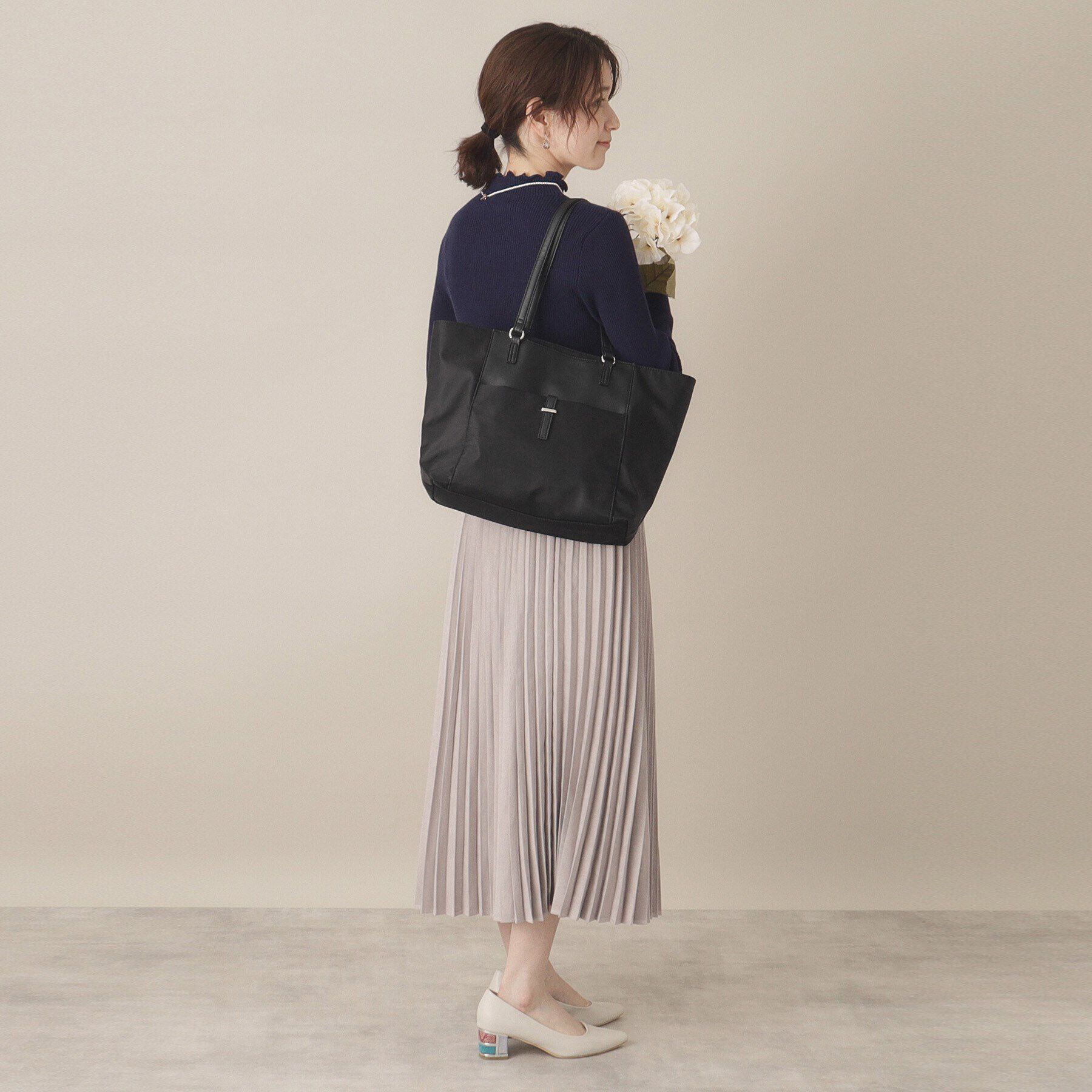 ITS&rsquo;DEMO「【通勤／11ポケット】人間工学コンビA4トート」|トートバッグ|