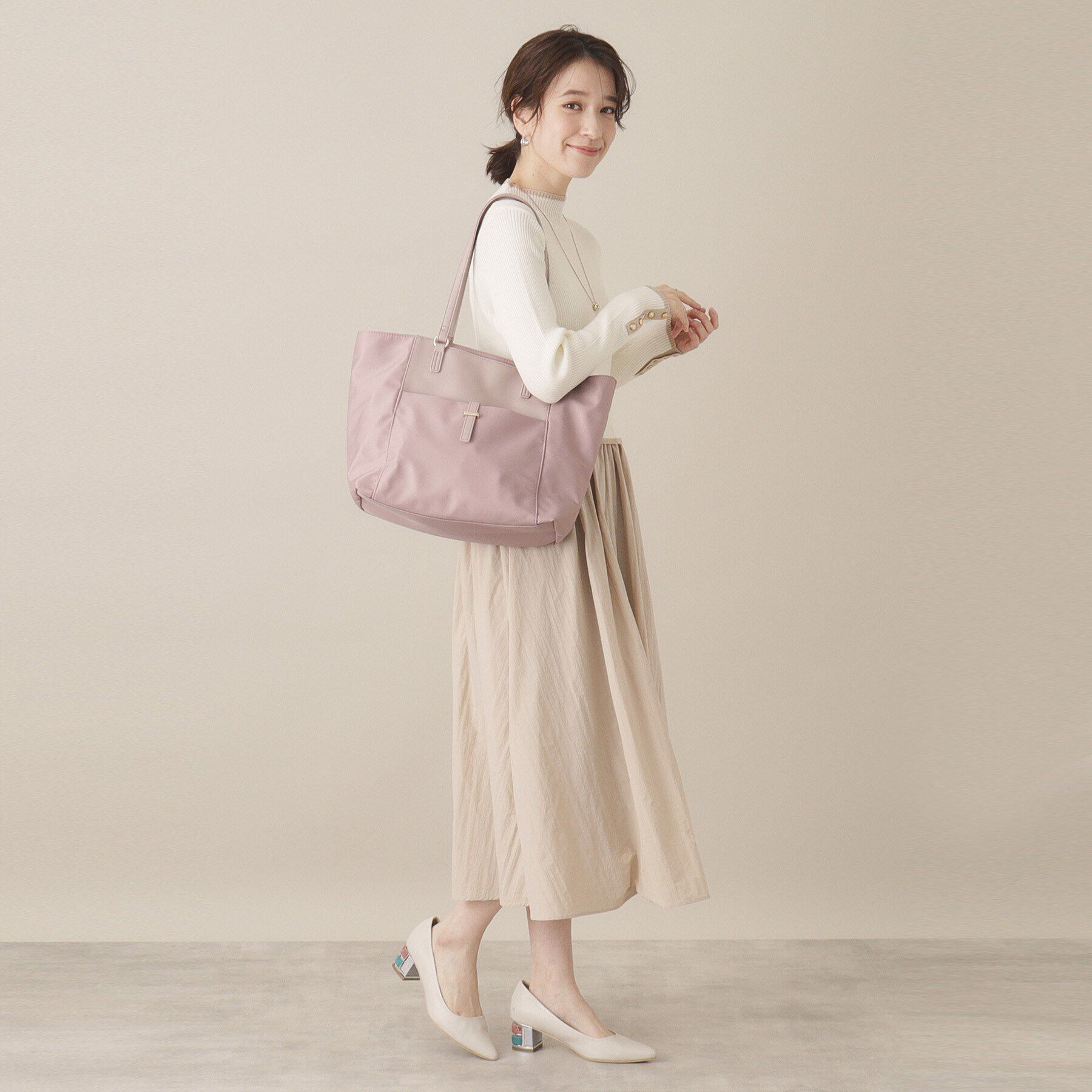 ITS&rsquo;DEMO「【通勤／11ポケット】人間工学コンビA4トート」|トートバッグ|