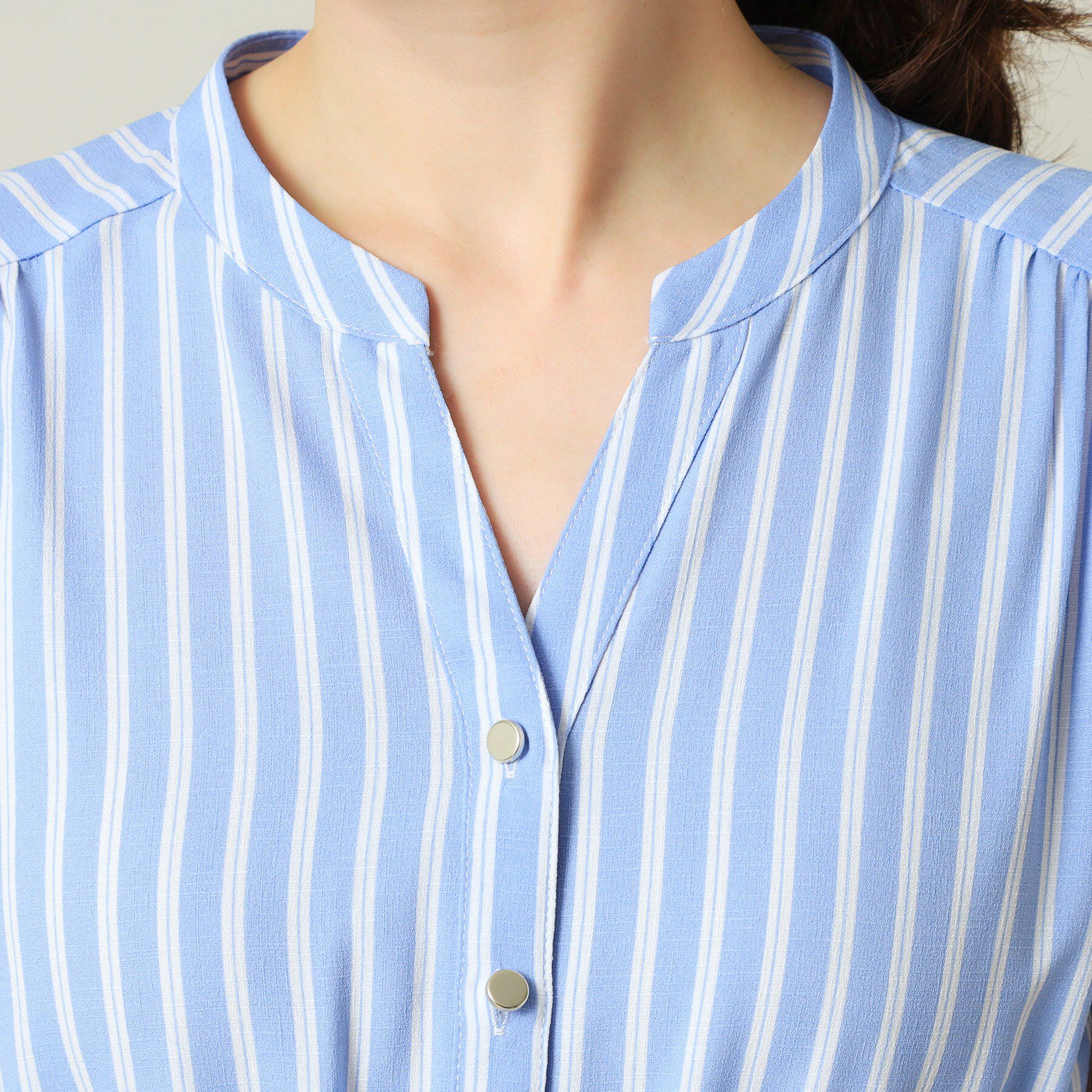 ITS&rsquo;DEMO「【UVケア／吸水速乾／洗濯機OK／洗濯後しわになりにくい】麻調合繊ワンピース＜ラク服シリーズ＞」|ワンピース|