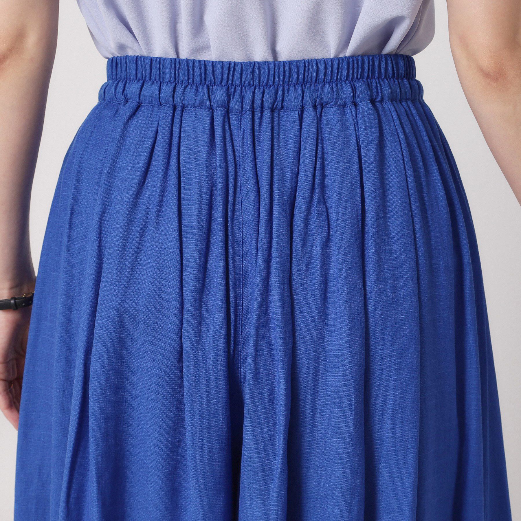 ITS&rsquo;DEMO「【さらりタッチ／ウエストゴム／手洗い可】強撚スラブスカーチョ」|その他|