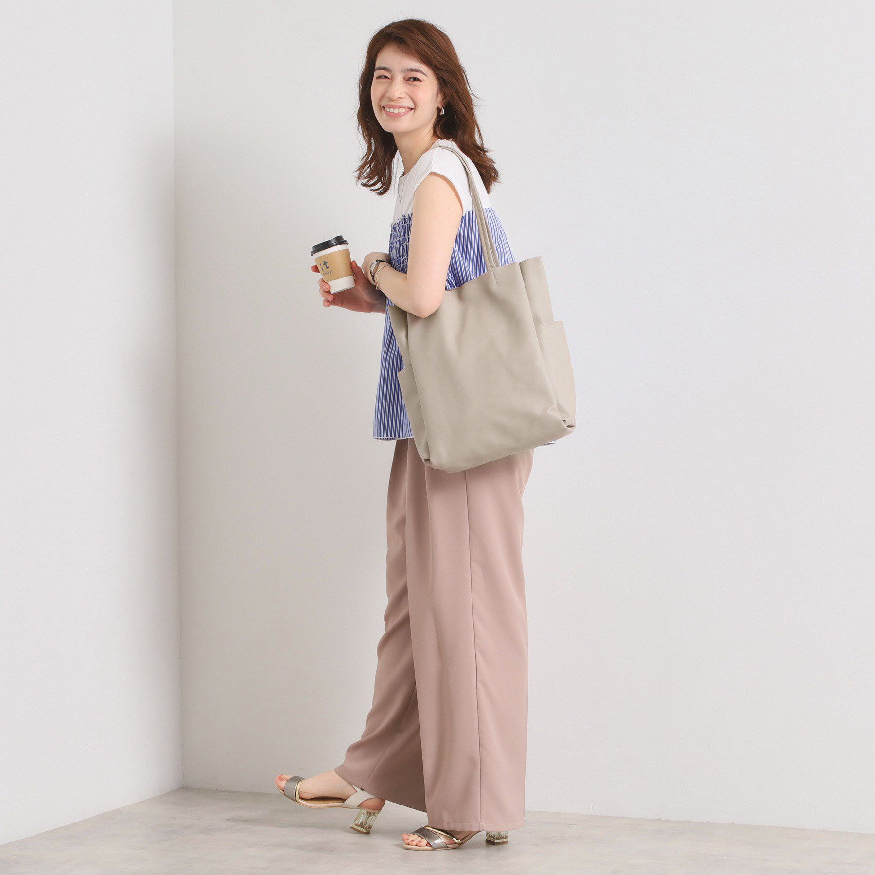 ITS&rsquo;DEMO「【A4対応／6ポケット】収納上手になれるトート」|トートバッグ|