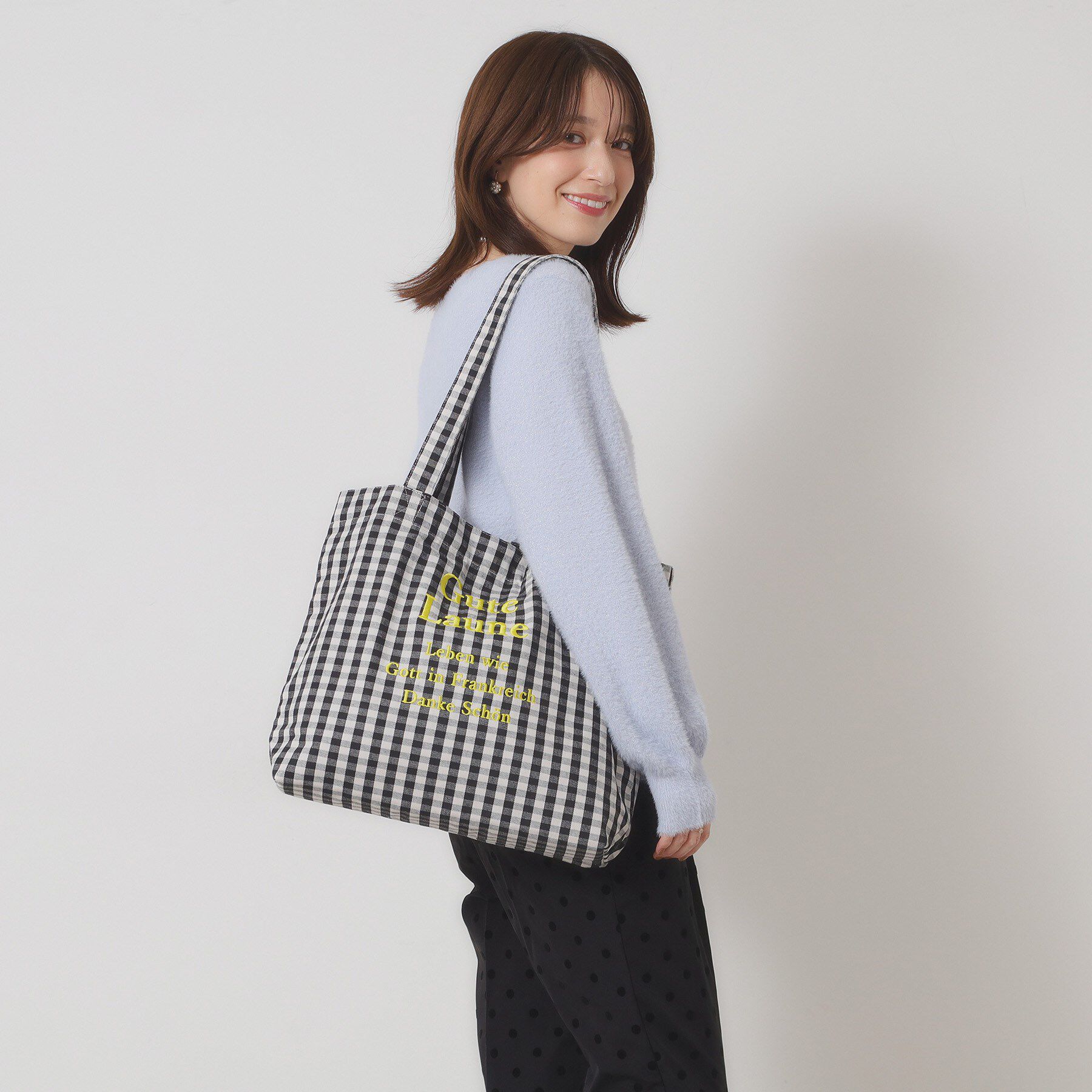 ITS&rsquo;DEMO「【A4対応】ロゴ刺繍ラージトート」|トートバッグ|