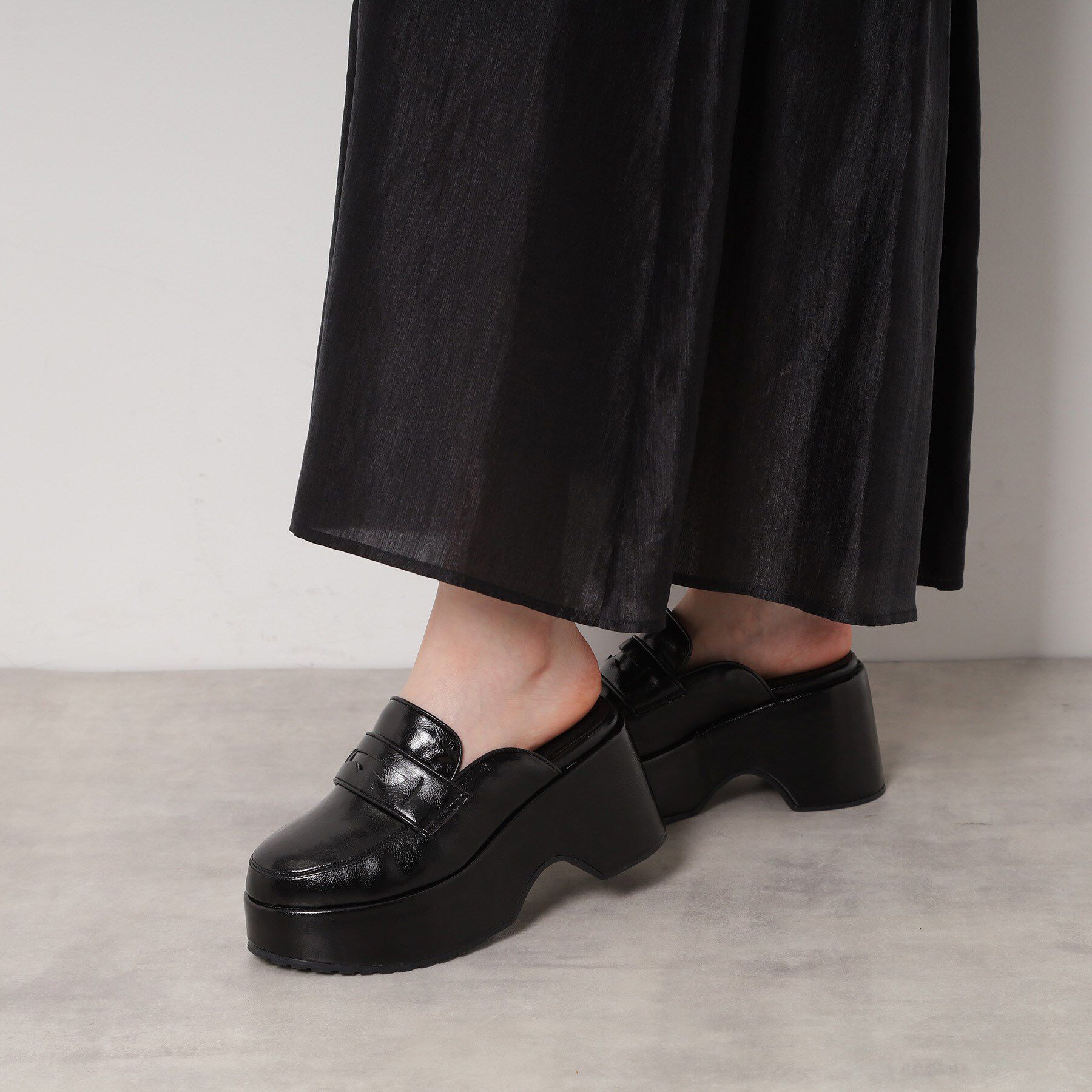 ESPERANZA「厚底サボローファー」|サンダル|