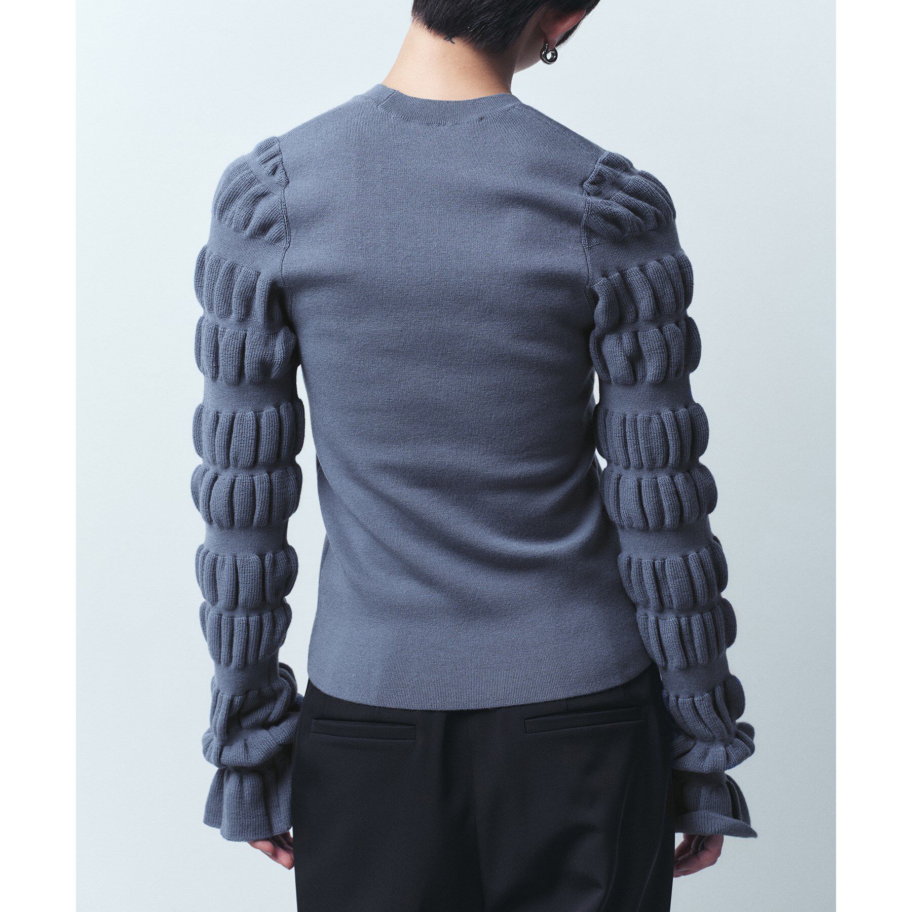 CODE A「gathered sleeves knit」|ニット・セーター|
