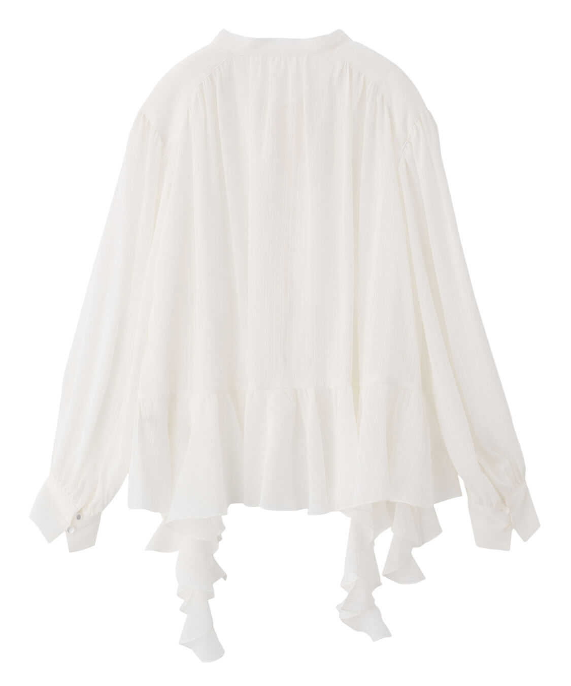 COCO DEAL「カスケードフリルボウタイブラウス」|シャツ・ブラウス|