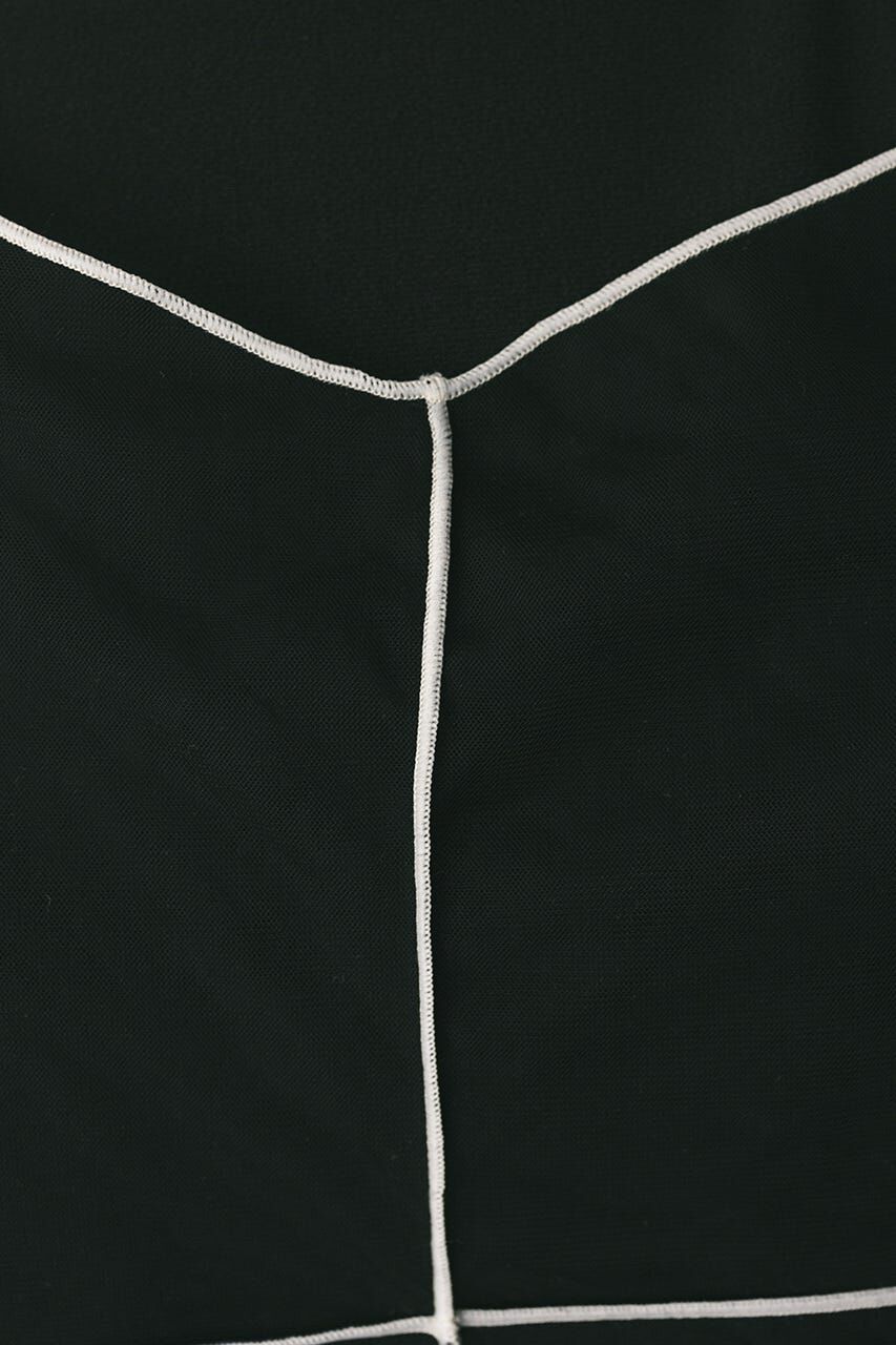 STYLEMIXER「バイカラーチュールレイヤーワンピース」|ワンピース|