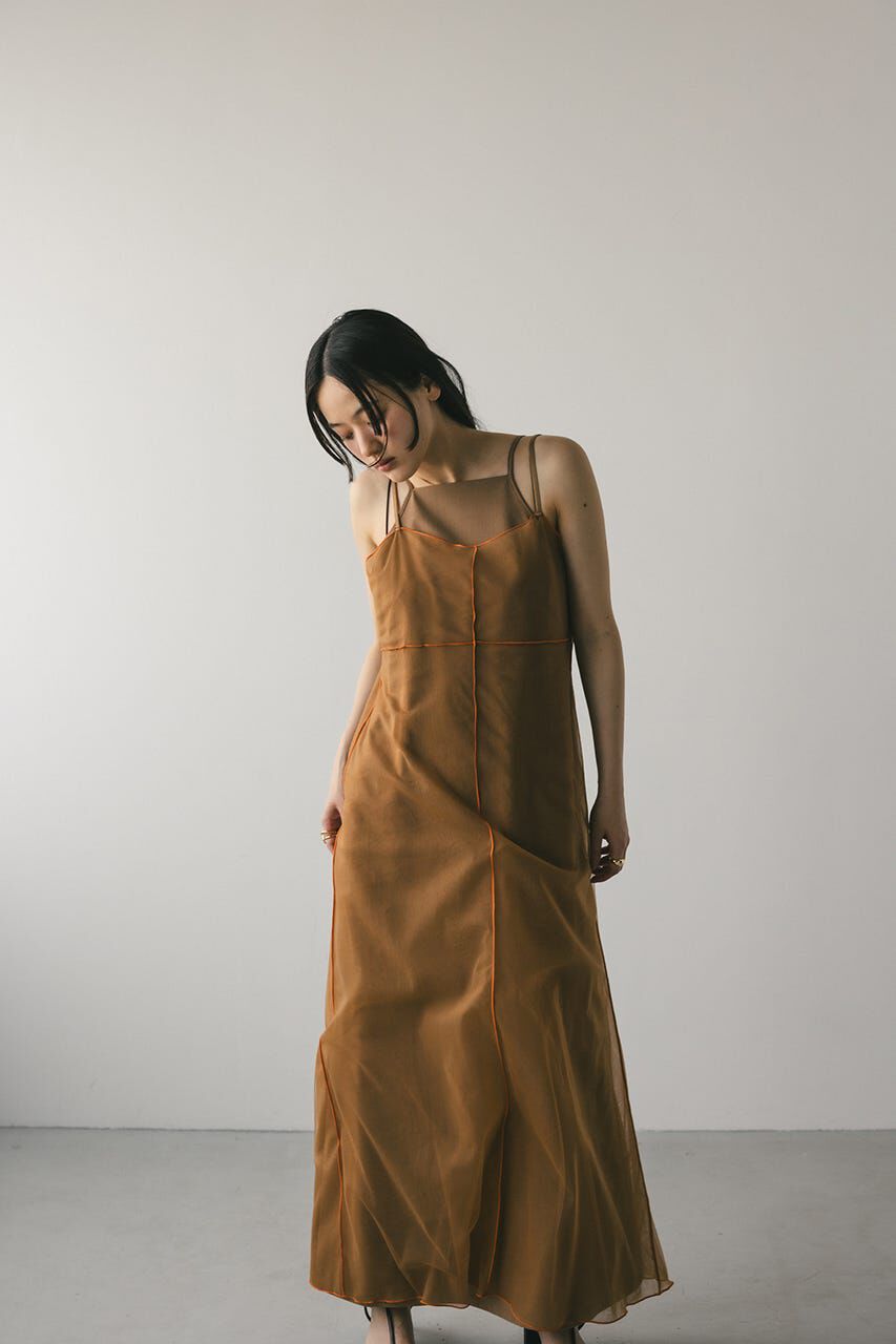 STYLEMIXER「バイカラーチュールレイヤーワンピース」|ワンピース|