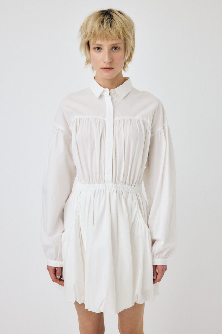 MOUSSY「BALLOON SHIRT ドレス」|ワンピース|