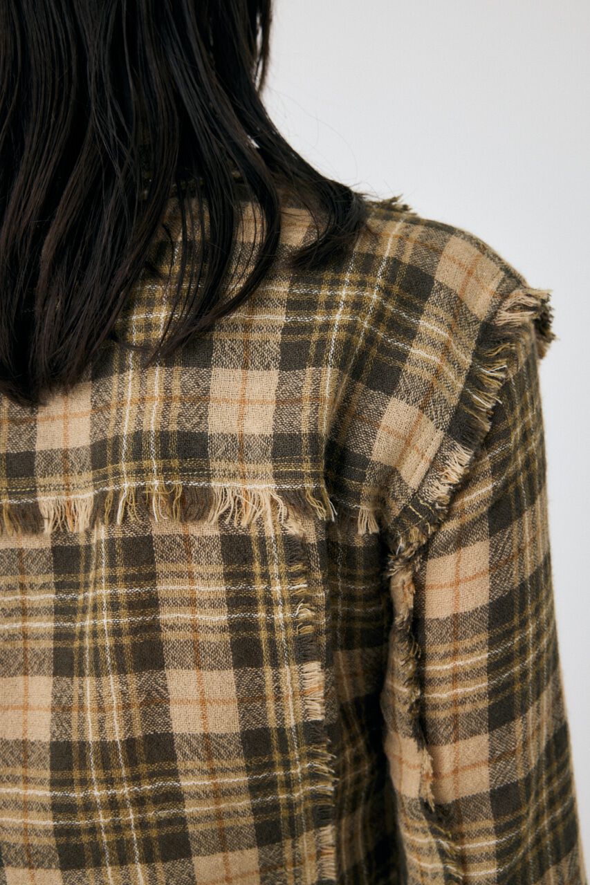 MOUSSY「DOUBLE FRONT TARTAN シャツ」|シャツ・ブラウス|
