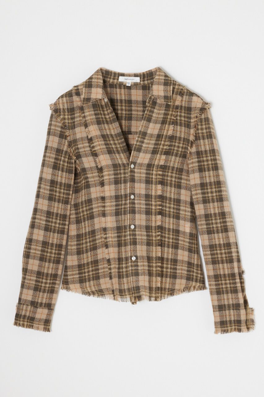 MOUSSY「DOUBLE FRONT TARTAN シャツ」|シャツ・ブラウス|