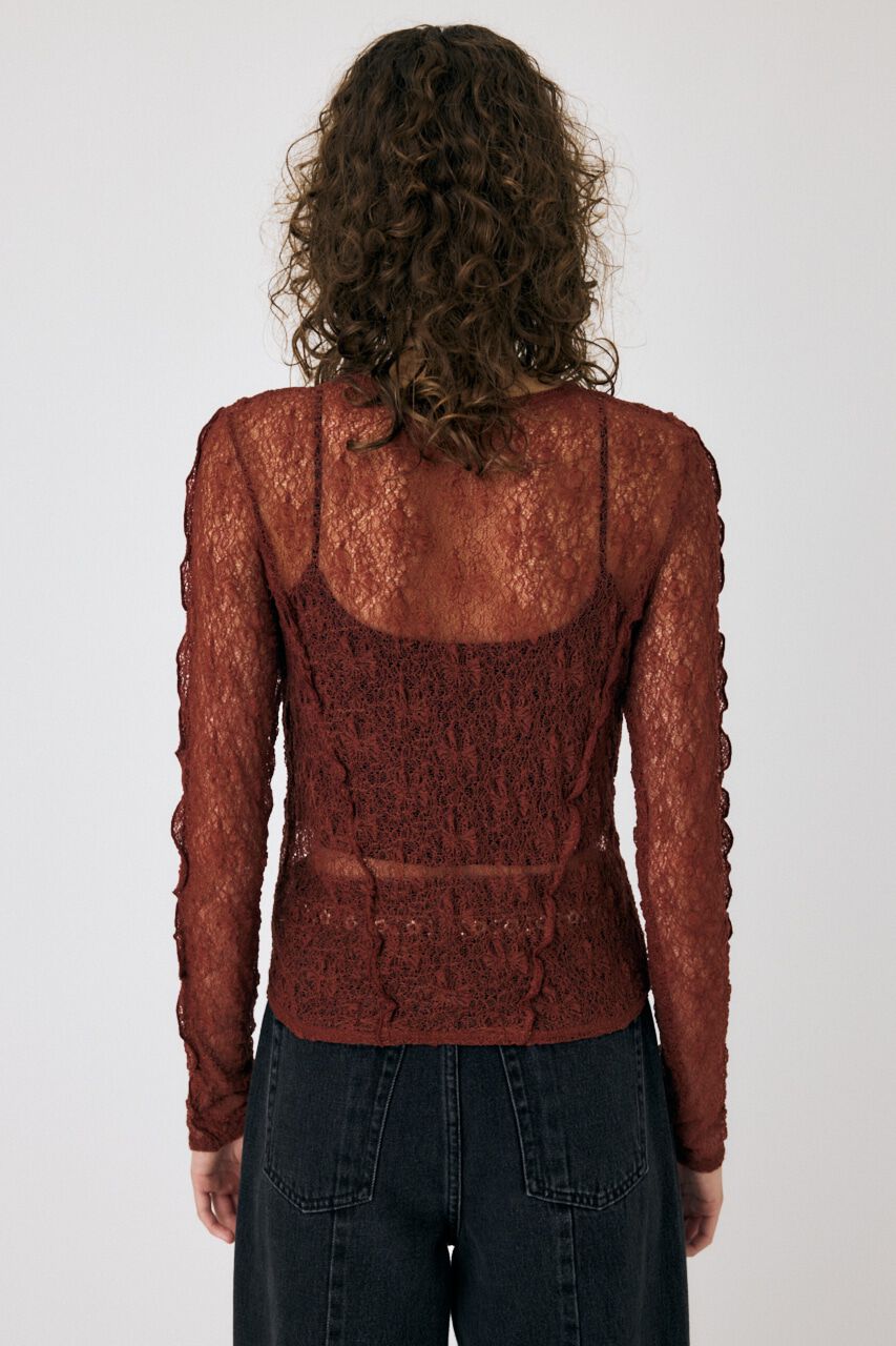 MOUSSY「PLUMPY レーストップス」|Tシャツ・カットソー|