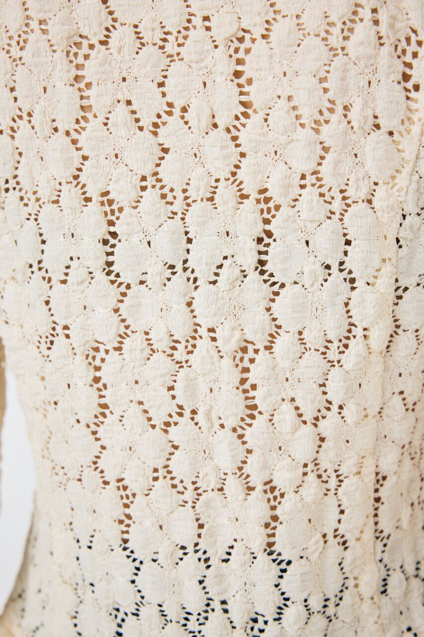 MOUSSY「CUT LACE RUFFLE ブラウス」|Tシャツ・カットソー|