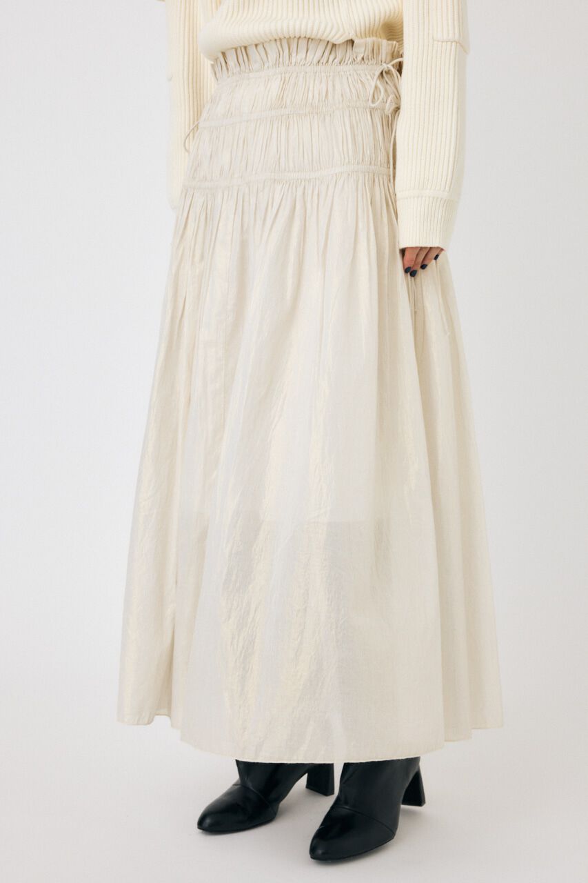 MOUSSY「SHIRRING ロングスカート」|スカート|