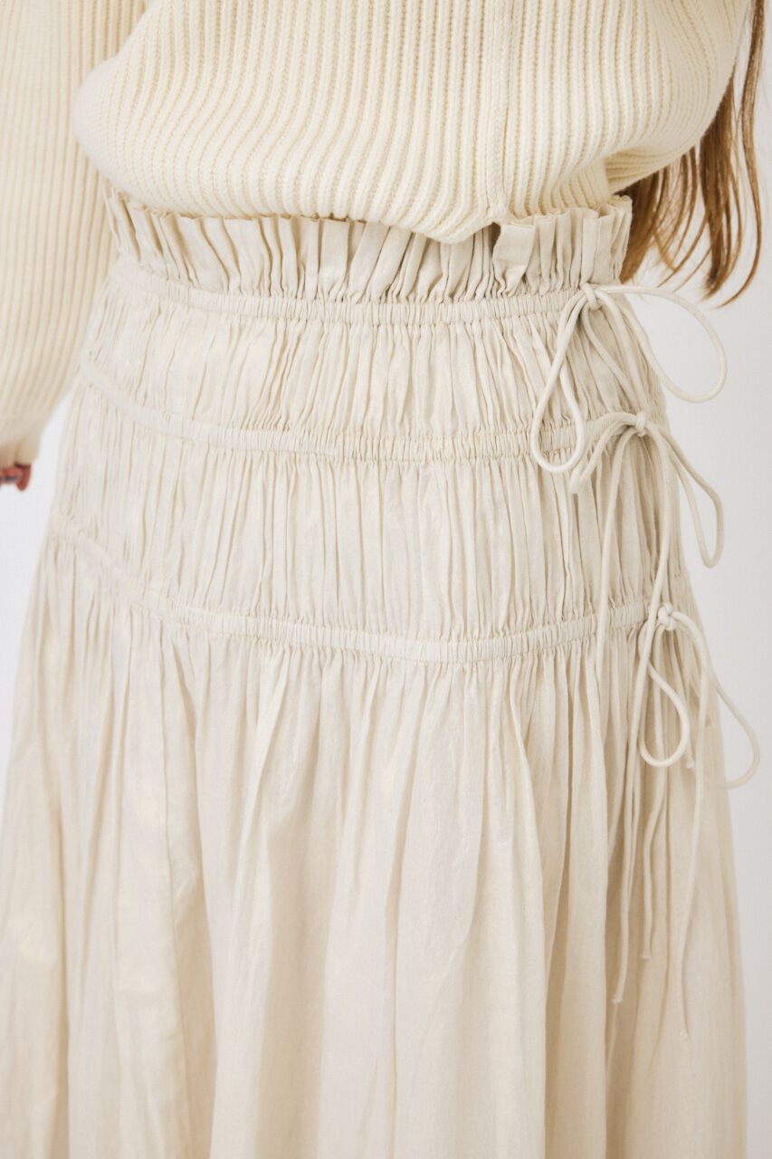 MOUSSY「SHIRRING ロングスカート」|スカート|