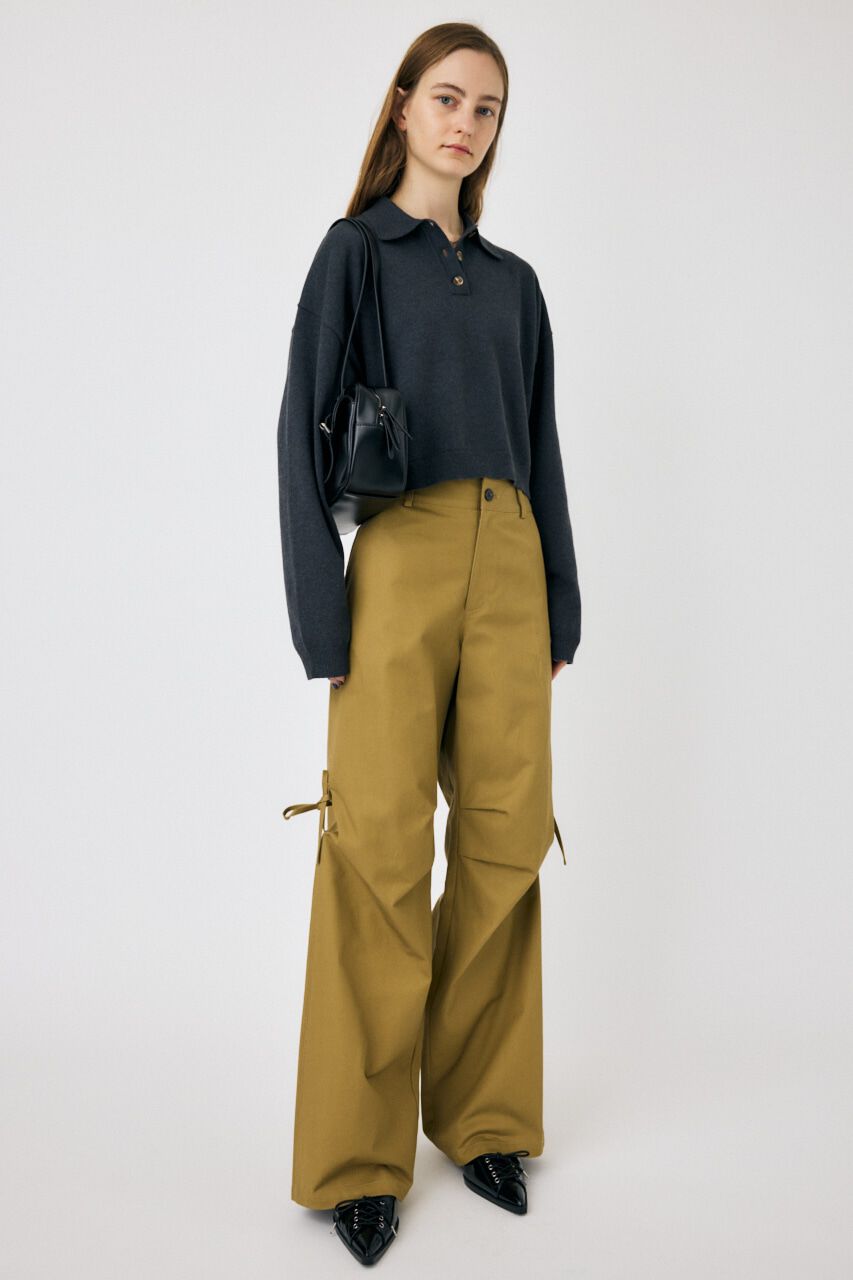 MOUSSY「BOXY KNIT ポロ」|ニット・セーター|