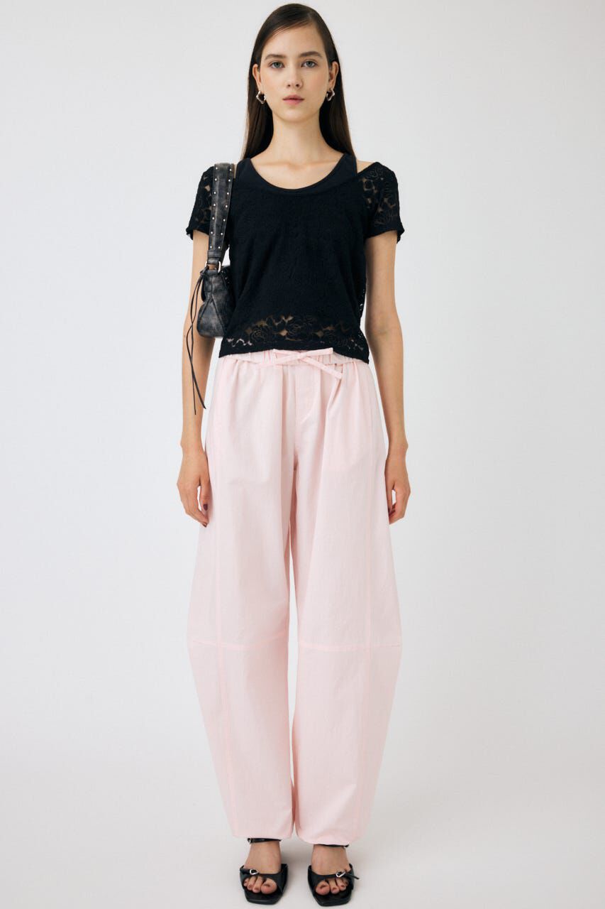 MOUSSY「LAYERED LACE トップス」|Tシャツ・カットソー|