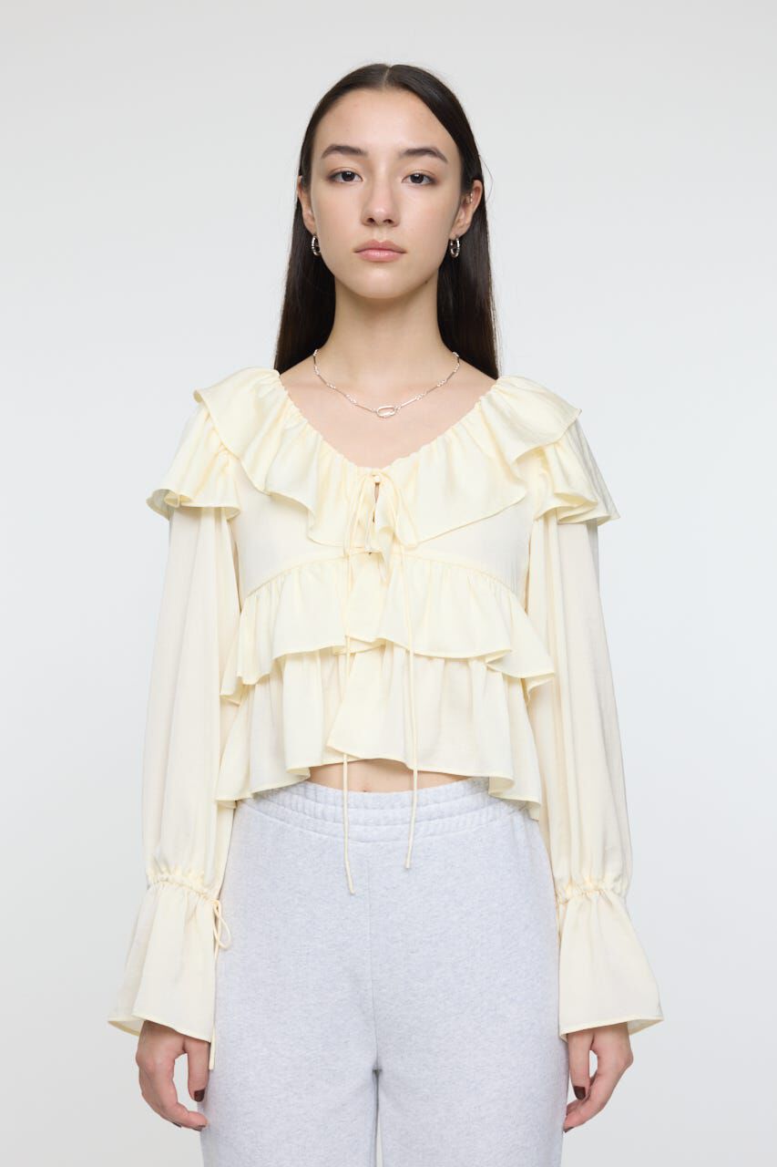 MOUSSY「PETAL ブラウス」|シャツ・ブラウス|