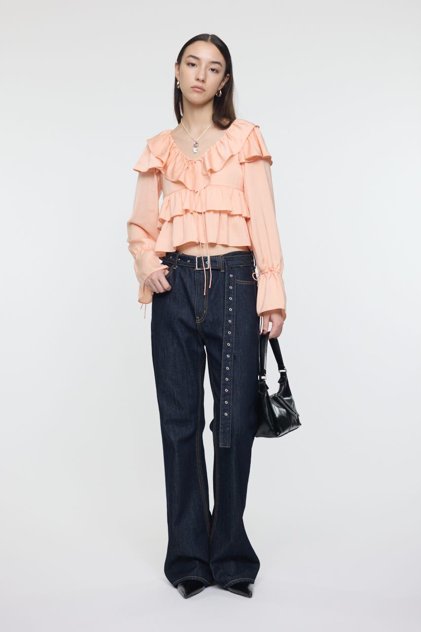 MOUSSY「PETAL ブラウス」|シャツ・ブラウス|