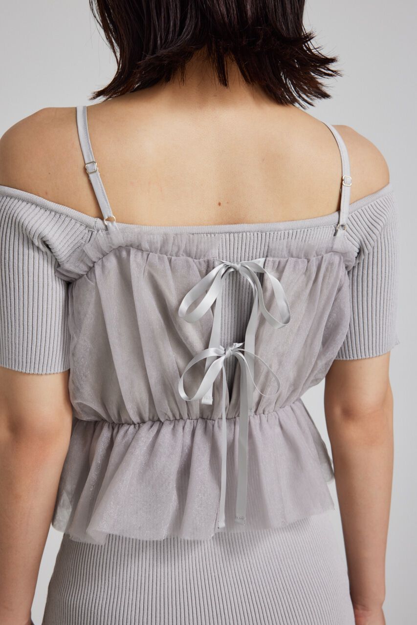 rienda「ビスチェセットタイトニットワンピース」|ワンピース|