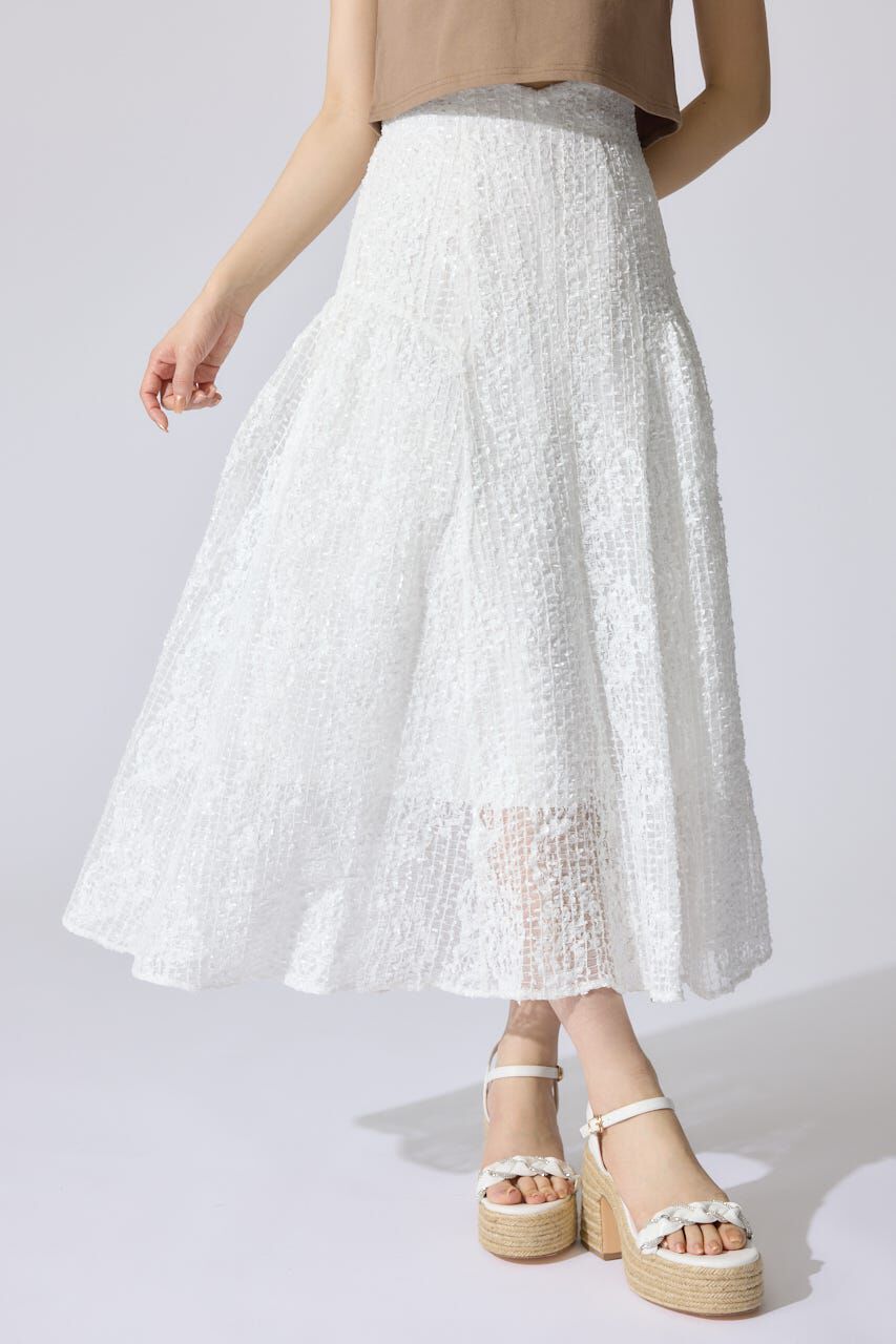 rienda「サイドボリュームジャストウエストスカート」|スカート|