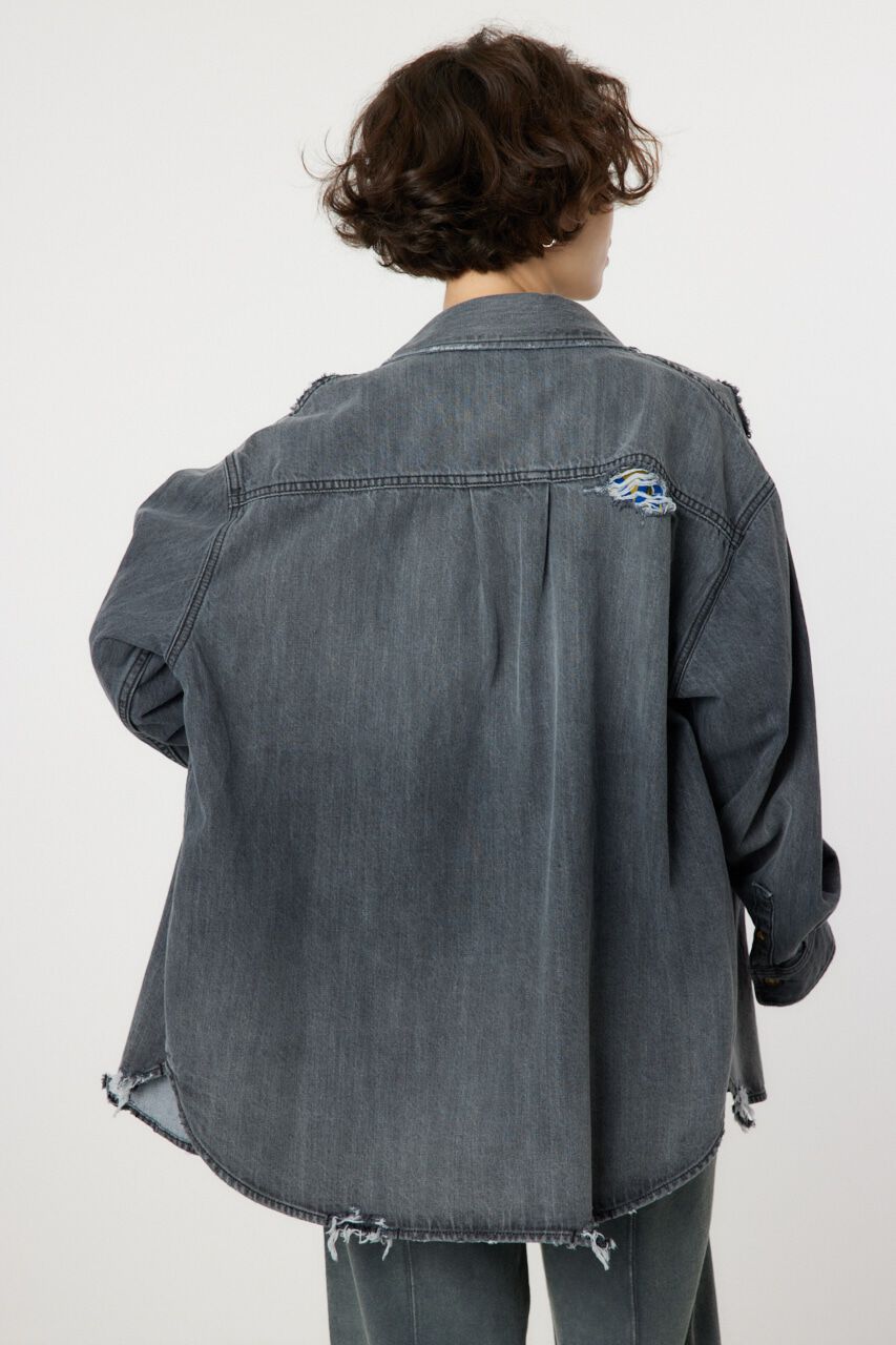 RODEO CROWNS「ダメージデニムシャツ」|シャツ・ブラウス|