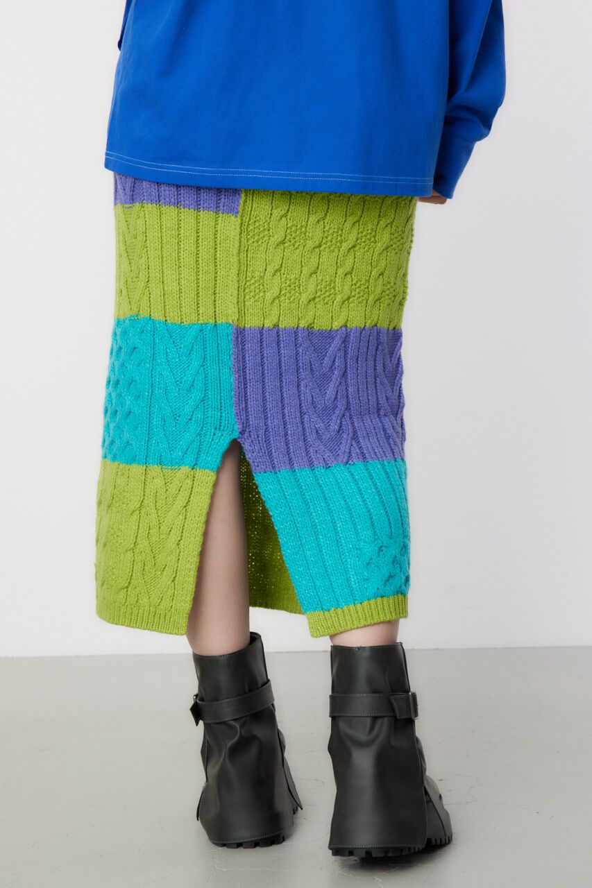 RODEO CROWNS「Custom ケーブルニット スカート」|その他|