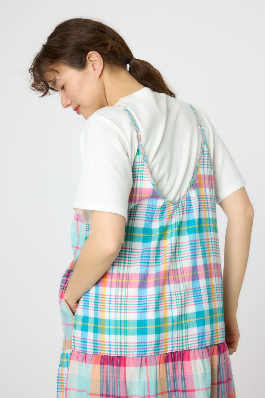 RODEO CROWNS「クレイジーチェックキャミワンピース」|ワンピース|