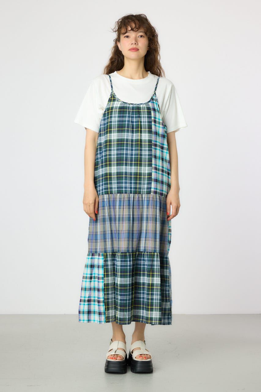 RODEO CROWNS「クレイジーチェックキャミワンピース」|ワンピース|