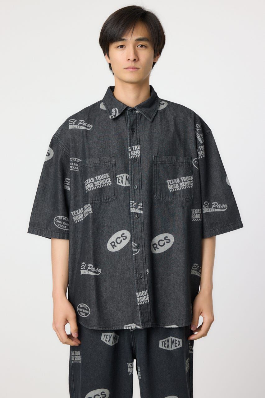 RODEO CROWNS「スタンプデニムシャツ」|シャツ・ブラウス|