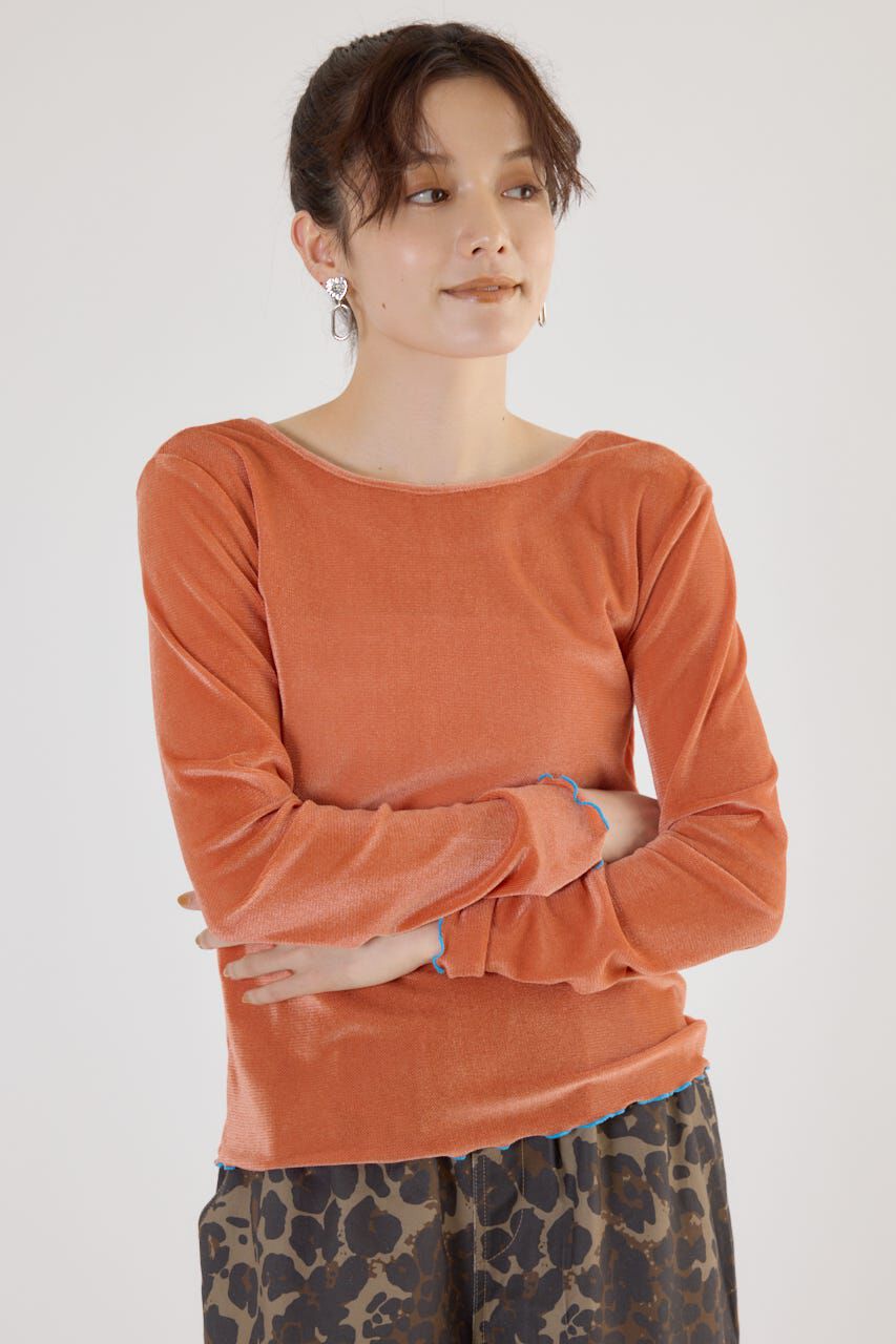 RODEO CROWNS「2WAYシアーベロアトップス」|Tシャツ・カットソー|ORG