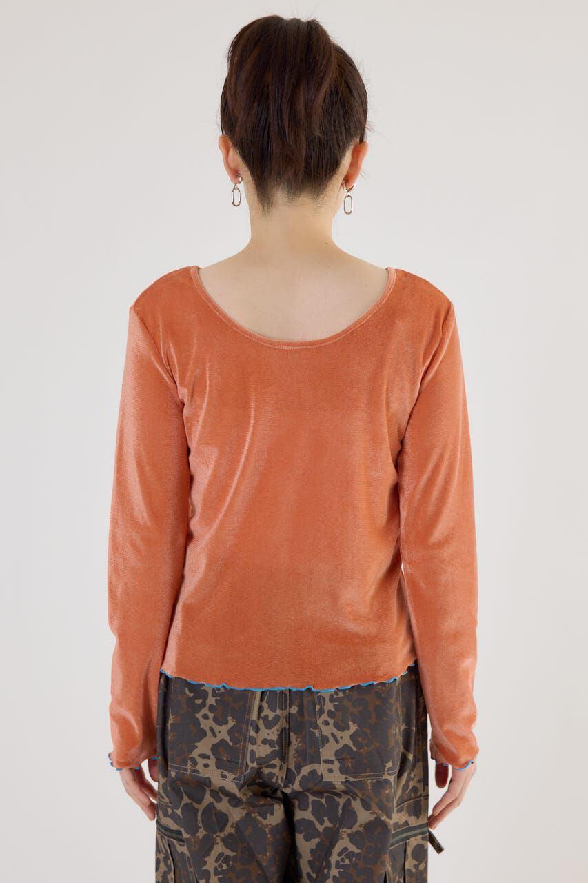 RODEO CROWNS「2WAYシアーベロアトップス」|Tシャツ・カットソー|