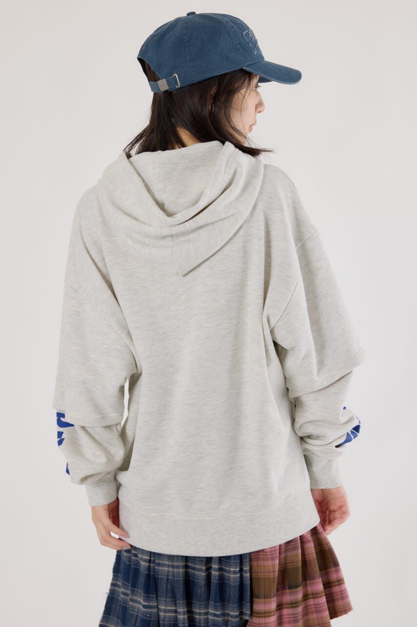 RODEO CROWNS「(THRASHER) レイヤードスウェットパーカー」|パーカー|