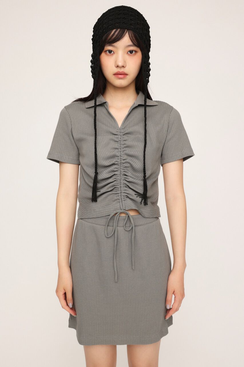 SLY「SHIRRING SKIPPER ワンピース」|ワンピース|