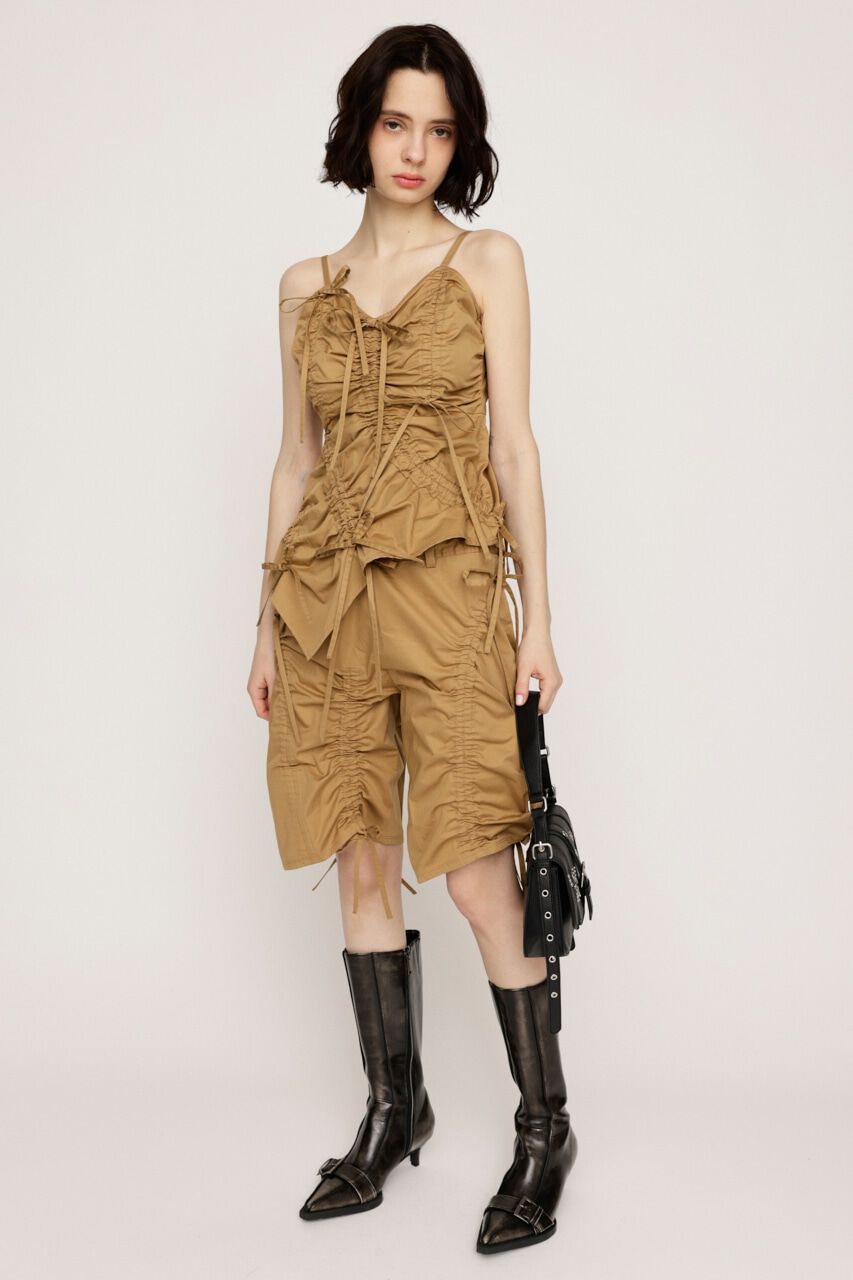 SLY「DRAWSTRING HALF パンツ」|その他|BEG