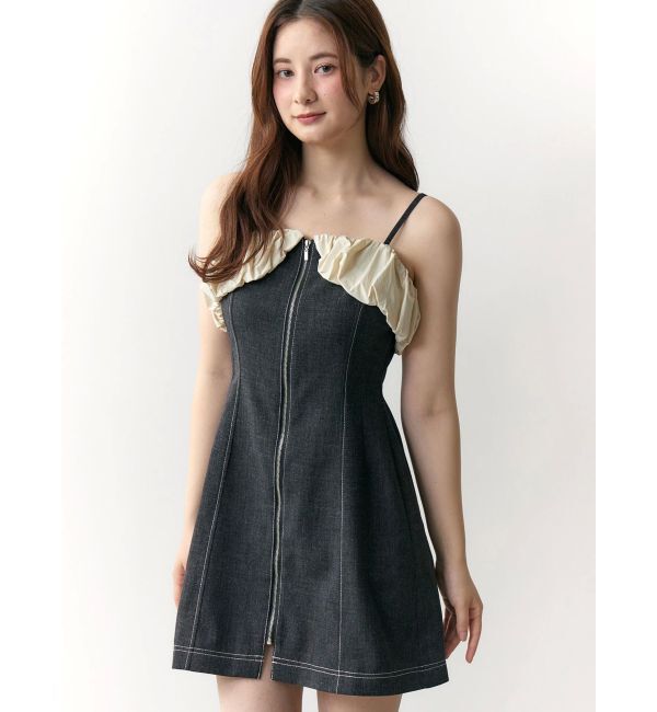 CALNAMUR「クロップドジャケット＆ミニワンピースセット」|ワンピース|