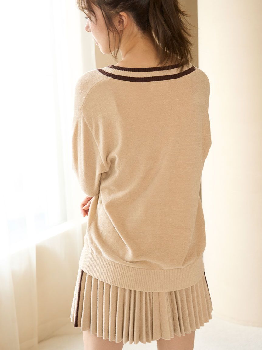 SNIDEL HOME「チェリーシリーズプリーツパンツ」|ルームウェア|