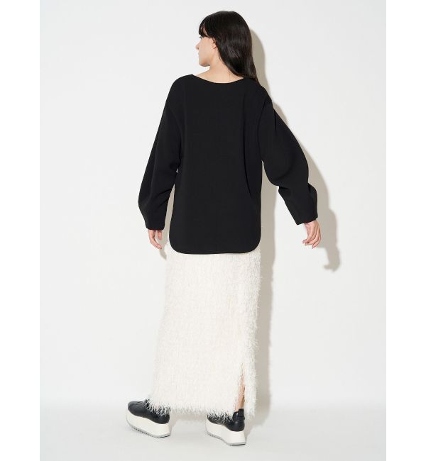 ELENDEEK「FEATHER YARN STRAIGHT SK」|スカート|