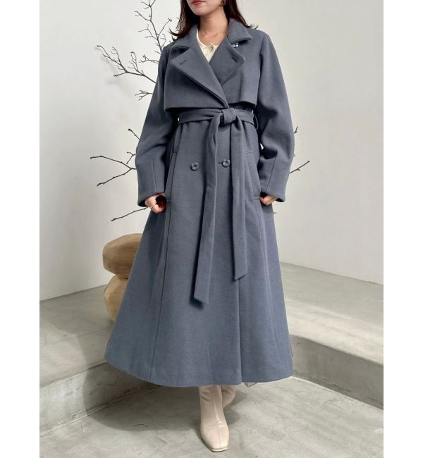 dazzlin「2WAYカラーレディコート」|トレンチコート|