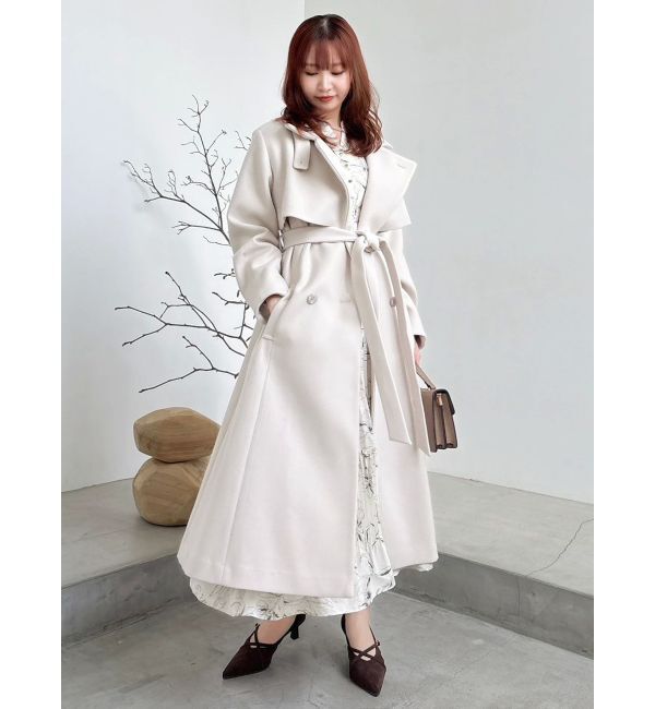 dazzlin「2WAYカラーレディコート」|トレンチコート|