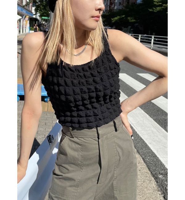 EMODA「3Dコンパクトトップ」|タンクトップ|