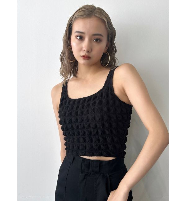 EMODA「3Dコンパクトトップ」|タンクトップ|