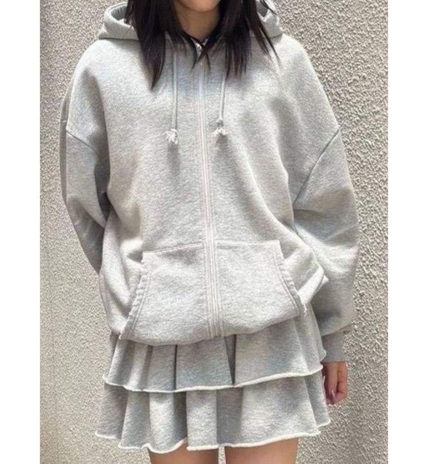 EMODA「シェービングオーバージップフーディ」|パーカー|