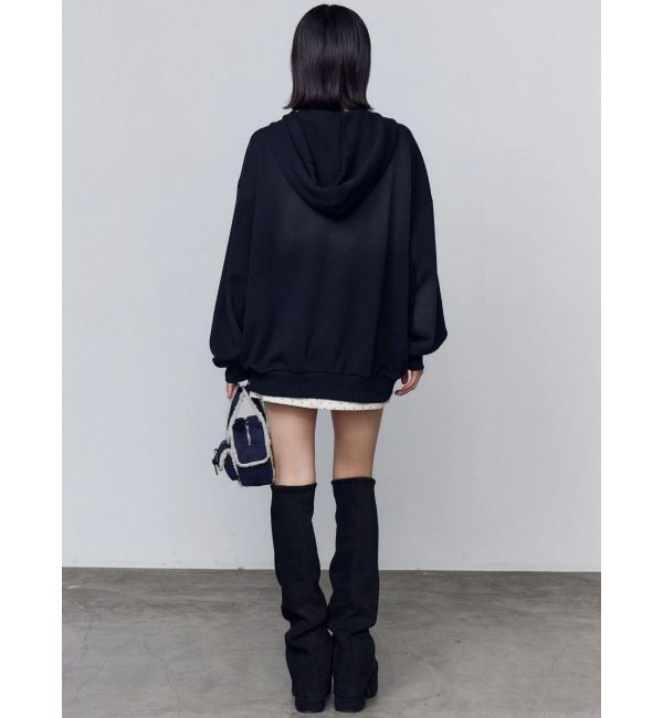EMODA「シェービングオーバージップフーディ」|パーカー|
